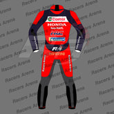 Luca Marini MotoGP 2025 Honda Motorbike Leather Race Suit Back